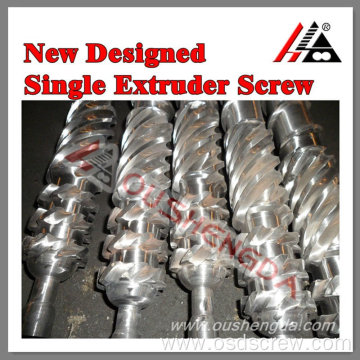 New designed extruder screw for recycled plastic